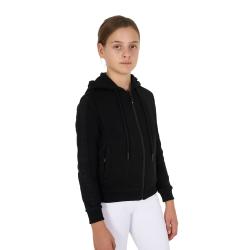 Felpa Bambina Full Zip Con Pile Interno