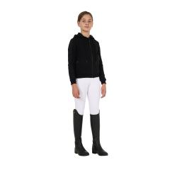 Felpa Bambina Full Zip Con Pile Interno