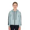 Felpa Bambina Full Zip Con Pile Interno