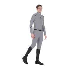 Polo Uomo Da Allenamento Slim Fit Manica Lunga