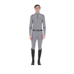 Polo Uomo Da Allenamento Slim Fit Manica Lunga