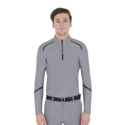 Polo Uomo Da Allenamento Slim Fit Manica Lunga
