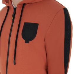 Felpa Uomo Con Cappuccio E Pile Interno