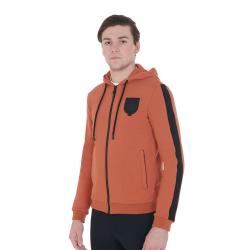Felpa Uomo Con Cappuccio E Pile Interno