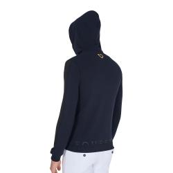 Felpa Uomo Con Cappuccio E Pile Interno