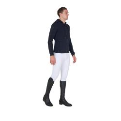 Felpa Uomo Con Cappuccio E Pile Interno