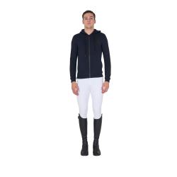 Felpa Uomo Con Cappuccio E Pile Interno