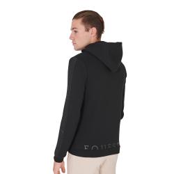 Felpa Uomo Con Cappuccio E Pile Interno