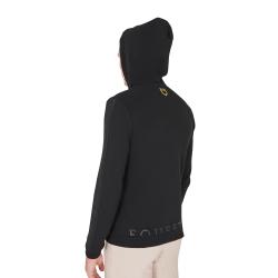 Felpa Uomo Con Cappuccio E Pile Interno