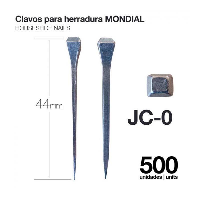  Clavos Para Herradura Mondial Jc-0 500uds
