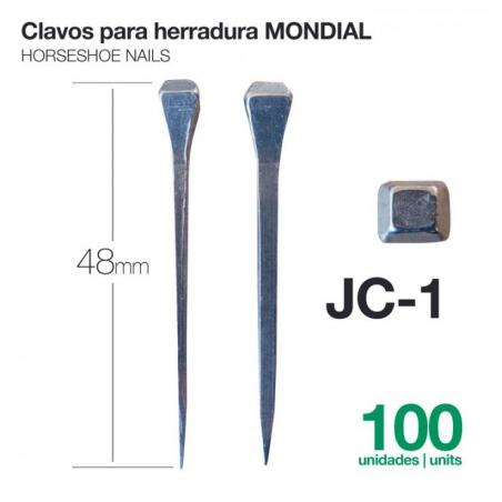  Clavos Para Herraduras Mondial Jc-1 100uds