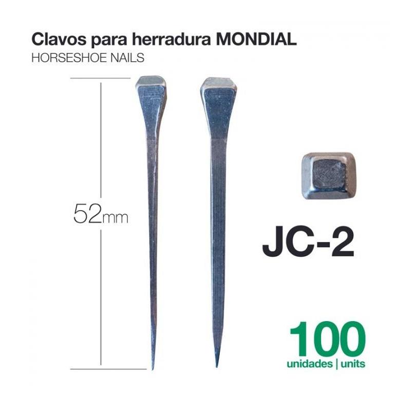  Clavos Para Herraduras Mondial Jc-2 100uds