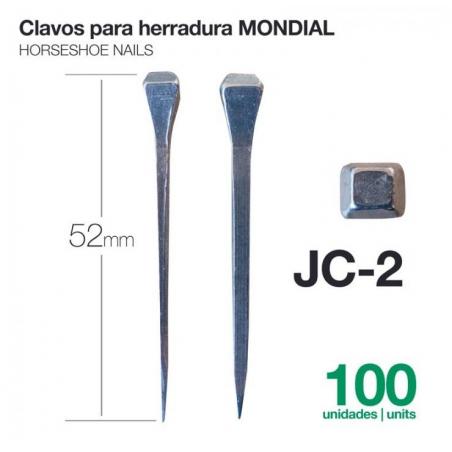  Clavos Para Herraduras Mondial Jc-2 100uds