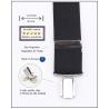 Tirantes De Vestir Negro Hombre 5015/30 12 (4 Pinzas Superior)