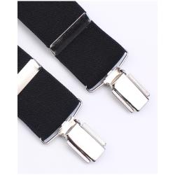 Tirantes De Vestir Negro Hombre 5015/30 12 (4 Pinzas Superior)