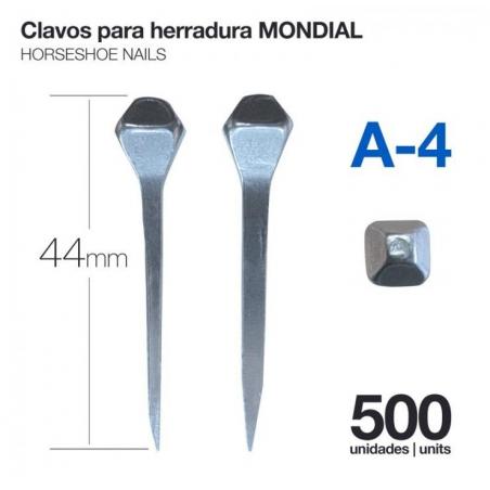  Clavos Para Herradura Mondial A-4 500uds