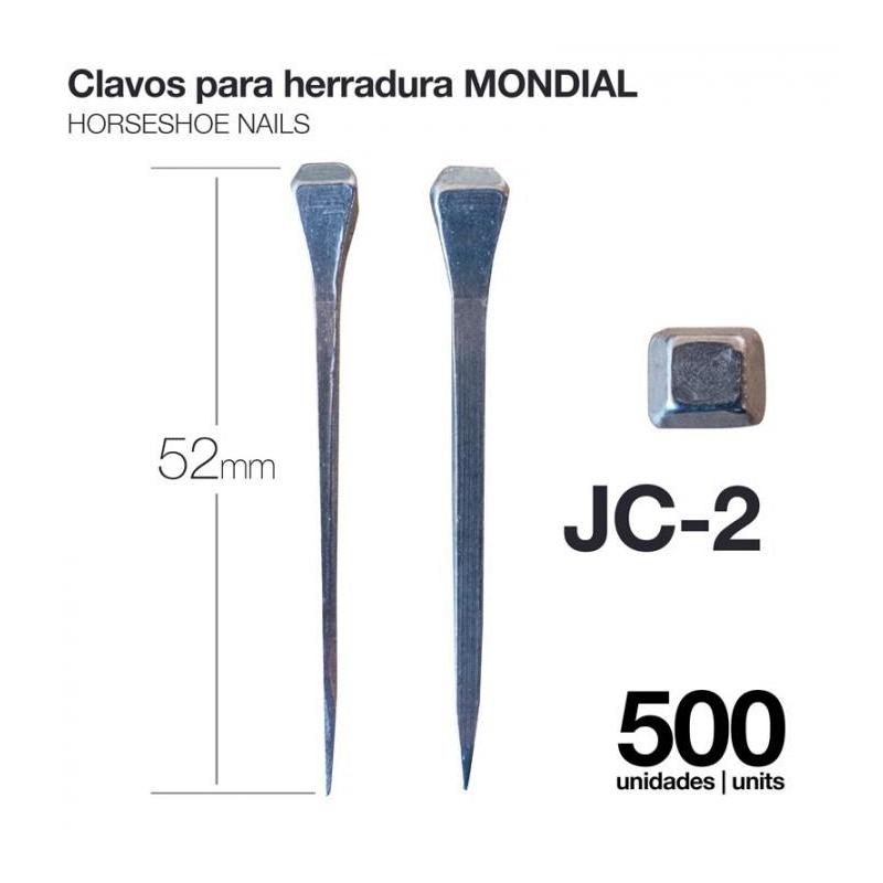  Clavos Para Herradura Mondial Jc-2 500uds