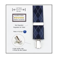 Tirantes De Vestir Azul Hombre 3869/35 02