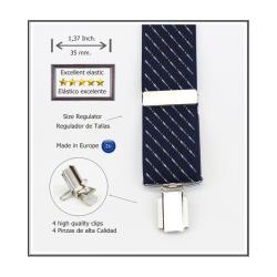 Tirantes De Vestir Azul Hombre 3108/35 02