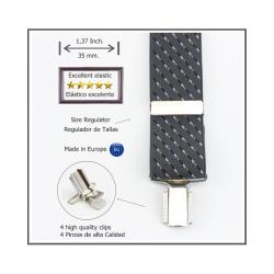 Tirantes De Vestir Gris Hombre 3108/35 04