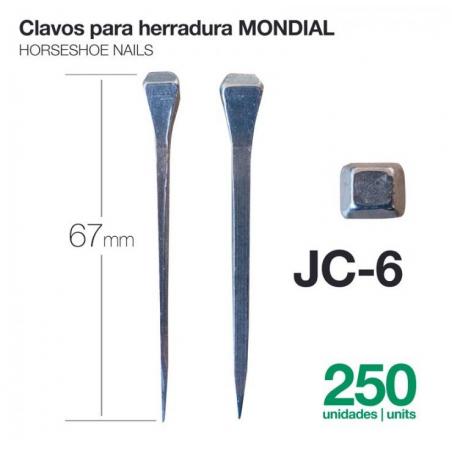  Clavos Para Herradura Mondial Jc-6 250uds