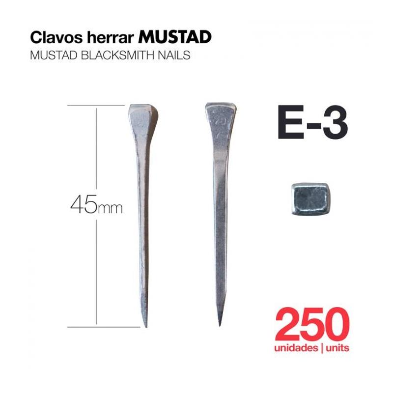  Clavos Herrar Mustad 250uds E-3