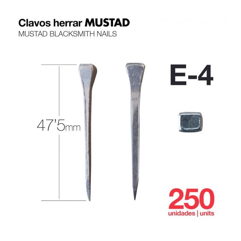  Clavos Herrar Mustad 250uds E-4