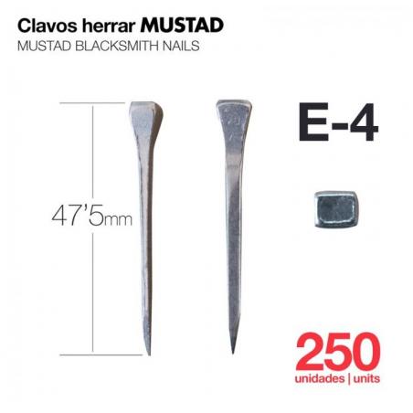  Clavos Herrar Mustad 250uds E-4