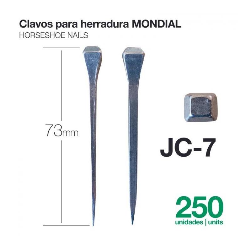  Clavos Para Herradura Mondial Jc-7 250uds