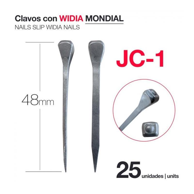  Clavos Con Widia Mondial Jc-1 (25 Uds)