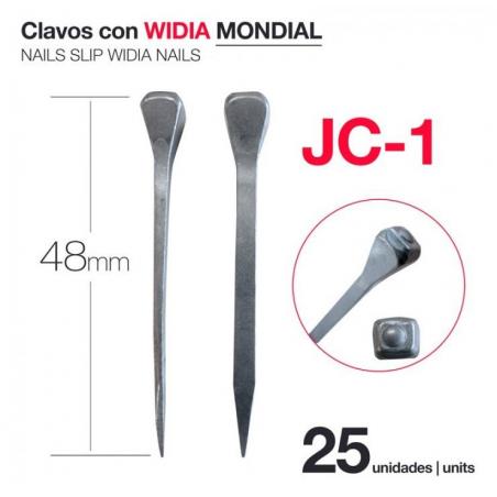  Clavos Con Widia Mondial Jc-1 (25 Uds)