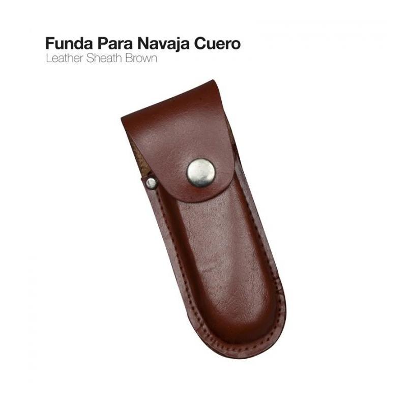  Funda Para Navaja Cuero Marrón