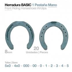 Herradura Basic 1 Pestaña Mano 20uds