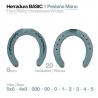 Herradura Basic 1 Pestaña Mano 20uds