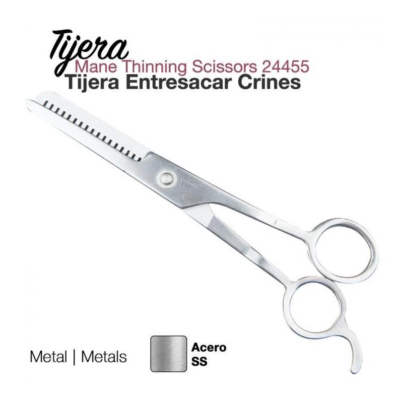  Tijera Entresacar Crines Inox  24455