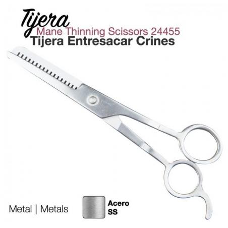  Tijera Entresacar Crines Inox  24455