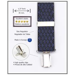 Tirantes De Vestir Azul Hombre 3920/35