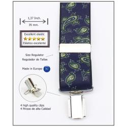 Tirantes De Vestir Azul Hombre 3587/35
