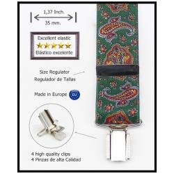 Tirantes De Vestir Verde Hombre 3698/35
