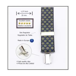 Tirantes De Vestir Azul Hombre 3654/35 03