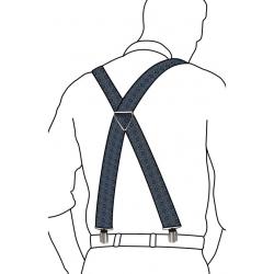 Tirantes De Vestir Lisos Hombre 5015/30 (4 Pinza Superior)