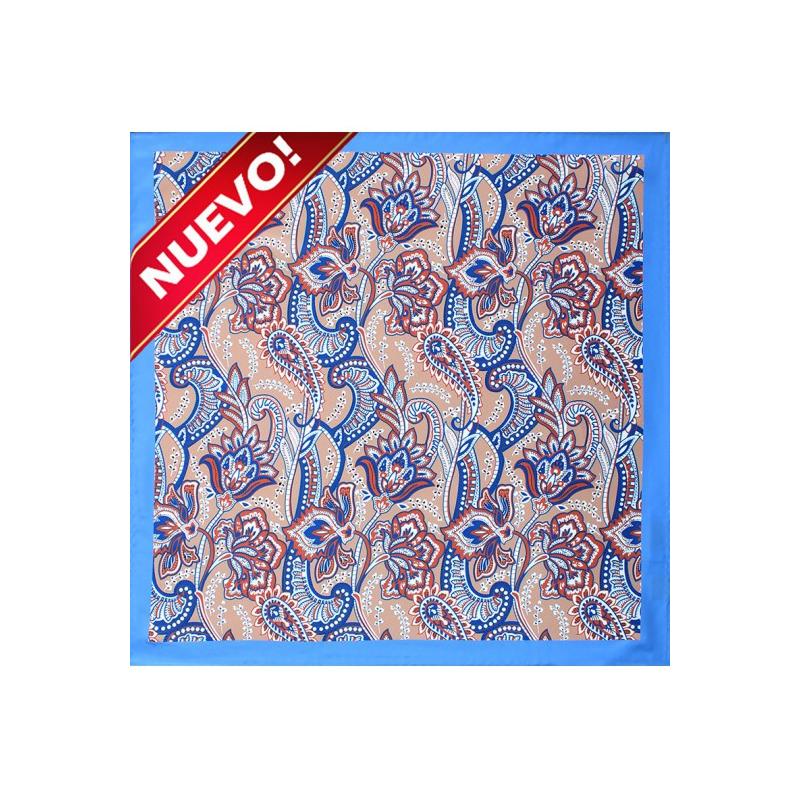 Pañuelo Flamenco Celeste Infantil 500-57