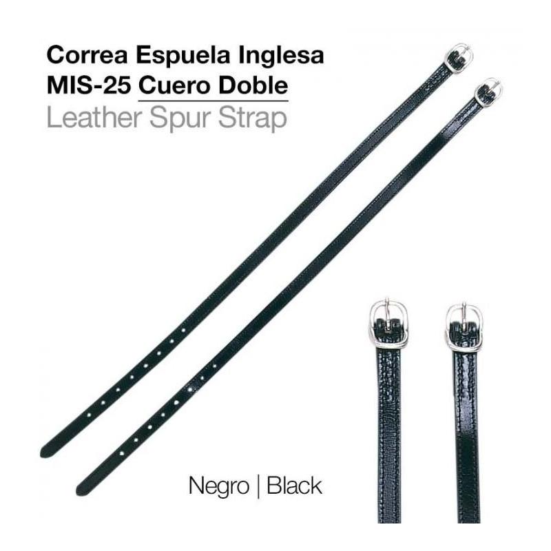  Correa Espuela Inglesa Mis-25 Cuero Doble