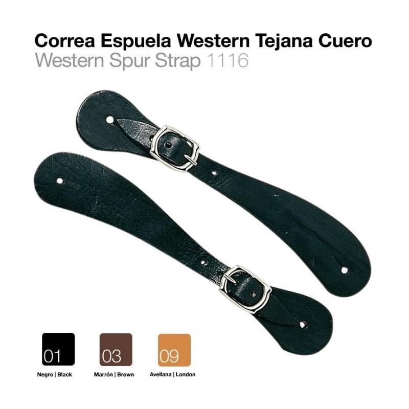  Correa Espuela Western Tejana Cuero
