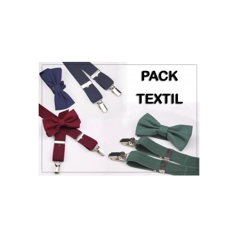 Tirantes De Vestir Infantil Pack Textil /20
