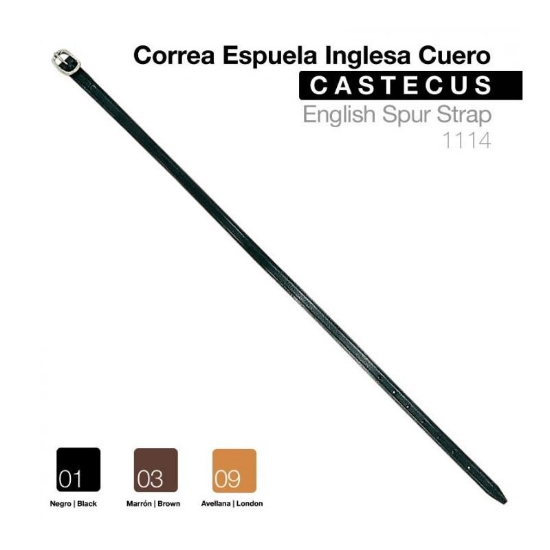  Correa Espuela Inglesa Cuero Castecus
