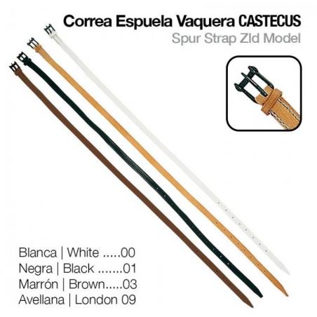  Correa Espuela Vaquera Cuero Castecus
