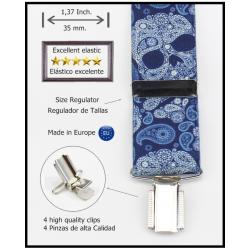 Tirantes De Vestir Azul Hombre 3786/35