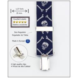 Tirantes De Vestir Azul Hombre 3040/35