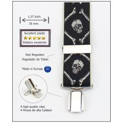 Tirantes De Vestir Negro Hombre 3040/35